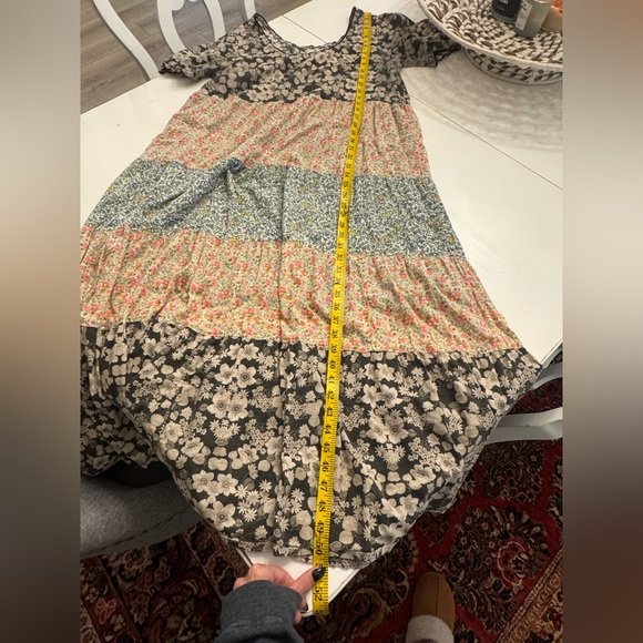 NATURAL LIFE Floral Tiered Maxi Dress - Picture 4 of 7
